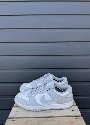 Кросівки nike dunk low retro grey fog