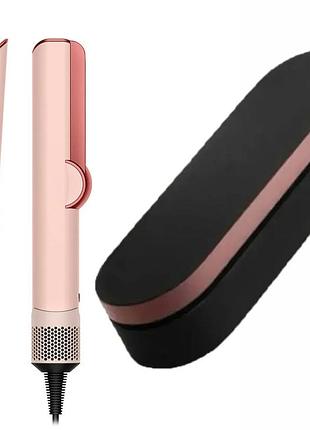 Выпрямитель для волос с кейсом ht01 airstrait kanzan pink, бежевый