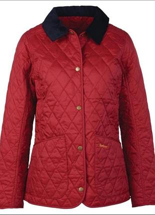 Культовая стеганая демисезонная подростковая куртка barbour