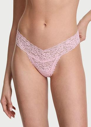Мереживні трусики тонг victoria's secret