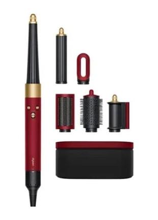 Мультистайлер, стайлер dyson airwrap i.d. hs08 в кейсе, straight&wavy red velvet/gold