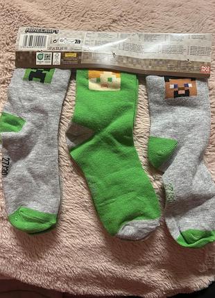 Шкарпетки носки minecraft 2