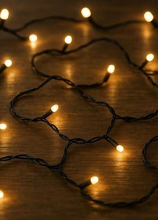 Світлодіодна гірлянда casa deco 180 led 2.2 м теплий білий