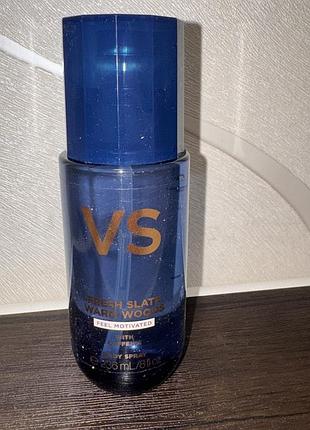 Парфумований чоловічий спрей victoria's secret feel motivated fresh slate warm woods