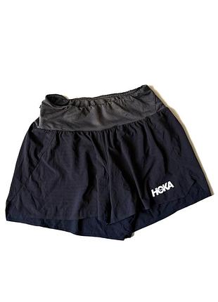 Женские спортивные шорты hoka glide 4' run sport fitness yoga