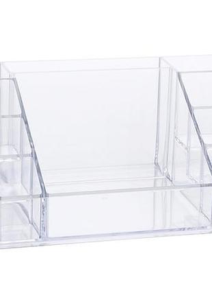 Органайзер для косметики 12,5x22x8 см, прозорий