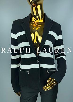 Трикотажний класичний пиджак old money ralph lauren
