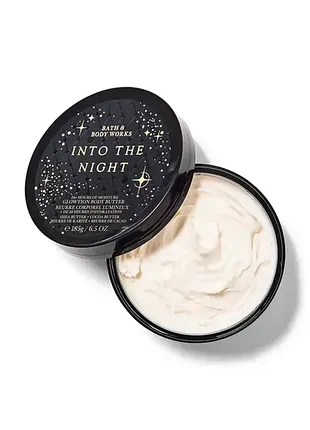 Парфюмированный баттер для тела с шиммером bath &amp; body works into the night 185 г