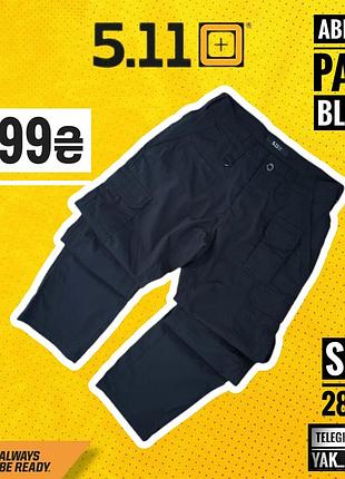 Брюки чоловічі 5.11 tactical cargo чорні 28/30