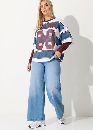Лонгслив с принтом «milan 96» от бренда yours clothing (линейка limited collection)