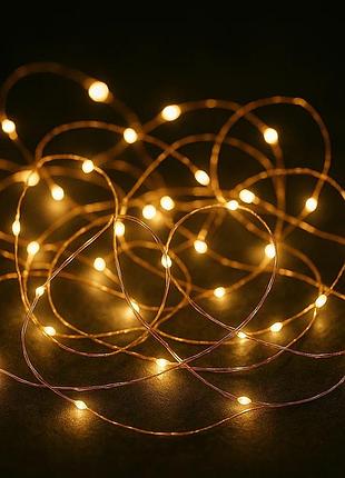 Світлодіодна гірлянда casa deco 220 micro-led 2.2 м теплий білий