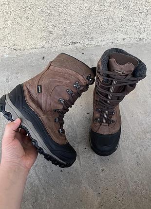 Зимові шкіряні черевики meindl gore-tex