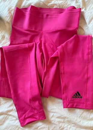 Лосини adidas original жіночі рожевого кольору