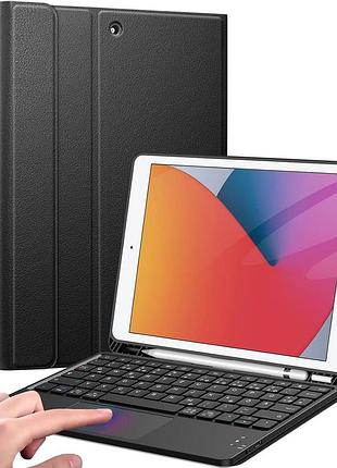 Защитный чехол с bluetooth клавиатурой для ipad 10.2 inch (9/8/7 generation) и ipad air 3rd / pro 10.5