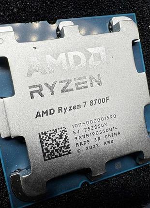 Процесор amd ryzen 7 8700f (100-000001590) новий!