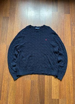 Polo ralph lauren cable knitted светр чоловічий оригінал б у