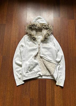 Abercrombie & fitch vintage faux fur кофта жіноча оригінал б у