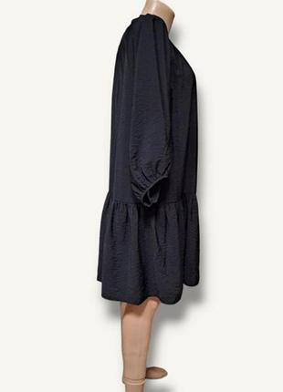 Черное свободное платье h&amp;m 4