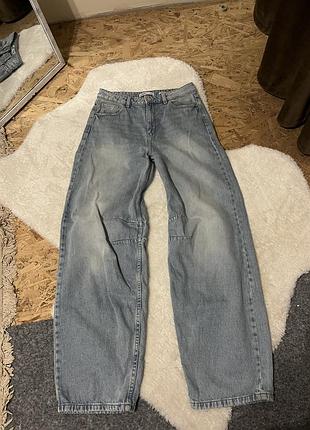 Джинси жіночі baggy блакитні