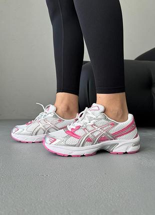 😍 женские кроссовки asics gel-1130 white/pink