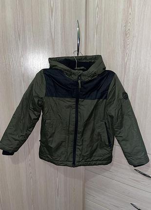 Дитяча демісезонна куртка парка kids collection 116 см (5-6 років) хакі