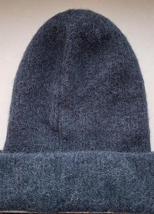 Брендовая шерстяная шапка бини samsøe nor hat