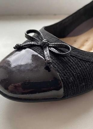 Балетки жіночі clarks чорні шкіряні, р. 40