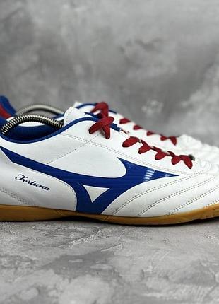Бутси чоловічі mizuno fortuna білі з синім 47 розмір