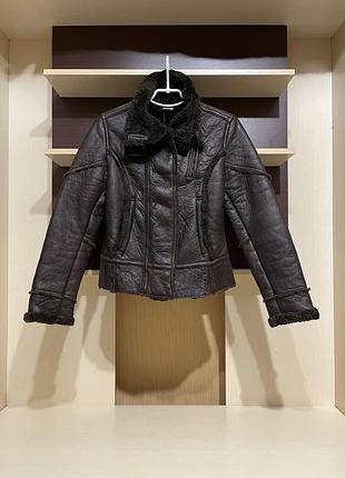 Timberland, 100% натуральна шкіра, куртка авіатор, пілот
