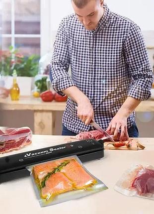 Вакуумний пакувальник продуктів vacuum sealer s 26x-252 чорний