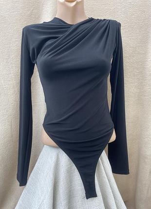 Жіноче боді zara чорного кольору