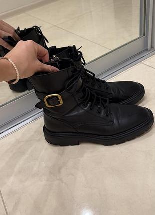 Чоботи жіночі zara чорні