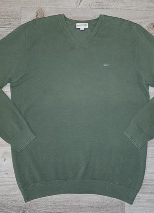 Свитер мужской классический lacoste men