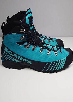 Ботинки треккинговые scarpa ribelle od women's leather blue/black 41 г. оригинал