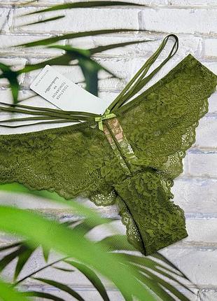 Трусики женские кружевные бразилианки hunkemoller.