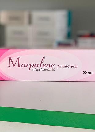 Крем для обличчя marpalene adapalene 0.1% topical cream 30г від вугрів/акне