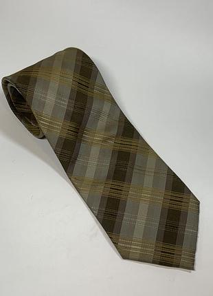 Мужской шелковый галстук cerruti 1881 100% silk hand made итальялия xl (н8235)