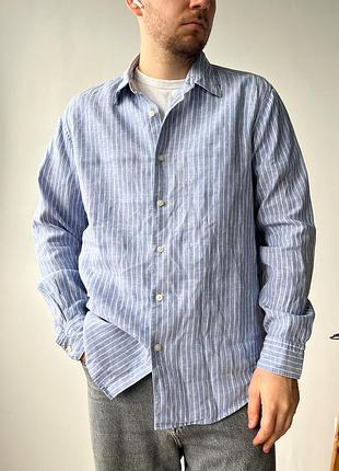Чоловіча лляна сорочка uniqlo 2