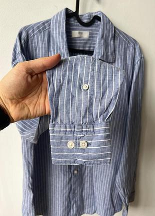 Чоловіча лляна сорочка uniqlo 5
