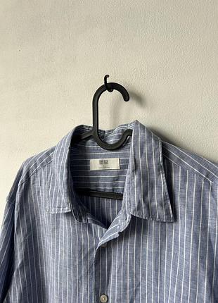 Чоловіча лляна сорочка uniqlo 4