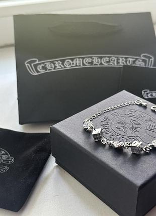 Браслет унісекс chrome hearts зі срібла