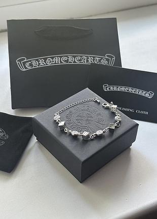 Браслет унісекс chrome hearts зі срібла 2