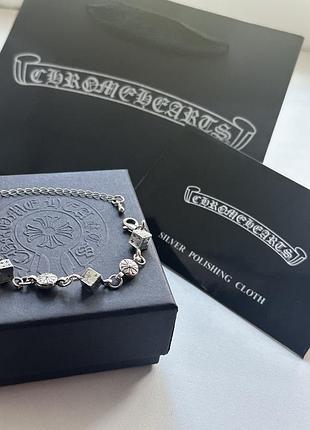 Браслет унісекс chrome hearts зі срібла 3