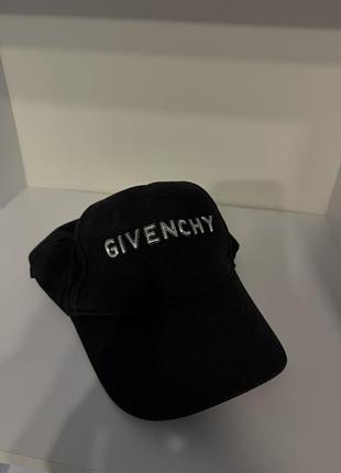 Кепка унісекс givenchy чорна, бейсболка