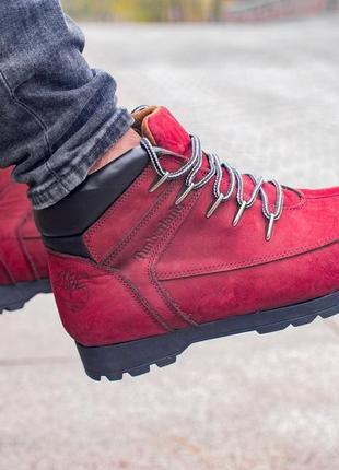 Ботинки тімберленд timberland bordo