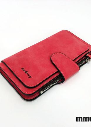 Женский кошелек портмоне клатч baellerry forever n2345, компактный кошелек девочке dark red