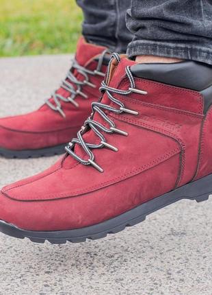 Ботинки тімберленд timberland bordo2 фото