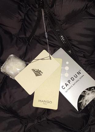 Новый пуховик mango р. м 7