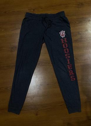 Спортивні штани чоловічі concepts sport indiana hoosiers ncaa темно-сині m оверсайз