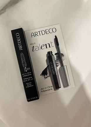 Культова туш для вій artdeco all in one mascara у мініформаті (3 мл).